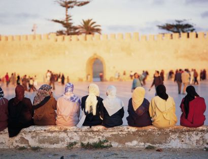 grupo de mujeres en Marruecos